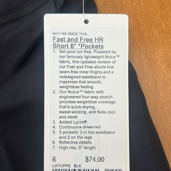 lululemon athletica Fast and Free Shorts - Picture 3 of 3